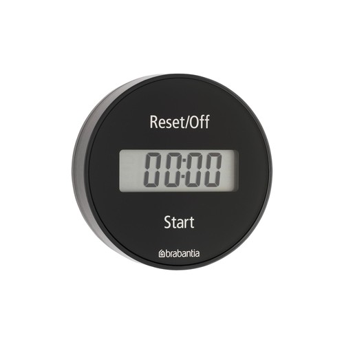 Brabantia Tasty + Magnetic Kitchen Timer Dark Grey thumbnail 3