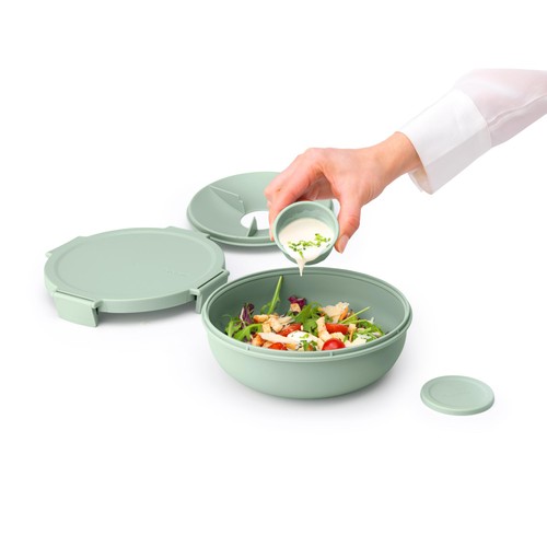 Brabantia Make & Take Salad Bowl 1.3L Jade Green thumbnail 5