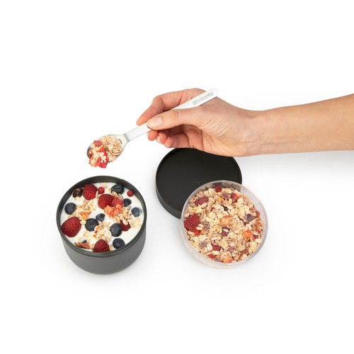 Brabantia Make & Take Breakfast Bowl 0.5L Dark Grey thumbnail 6