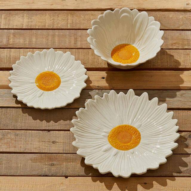 M&S Daisy Side Plate, 1SIZE, Multi thumbnail 3