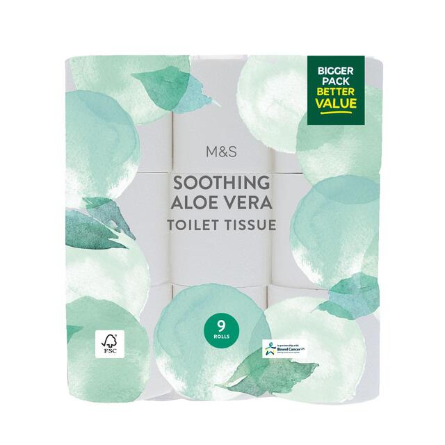 M&S Soothing Aloe Vera Toilet Tissue