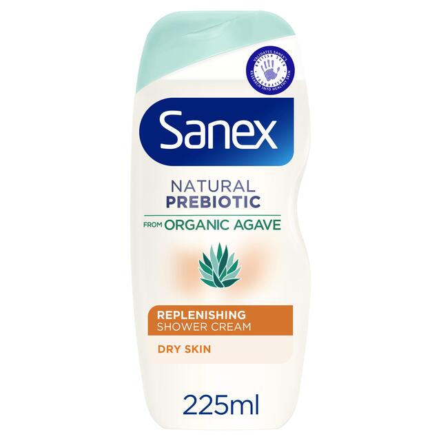 Sanex Organic Natural Prebiotic Agave Replenishing Body Wash Shower Gel