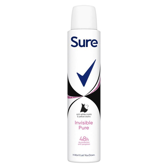 Sure Women Crystal Invisible Pure Spray Anti-Perspirant Deodorant thumbnail 2