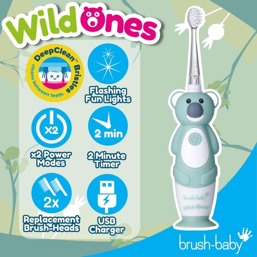 Brush-Baby Kids WildOnes Electric Toothbrush Kylie Koala thumbnail 3
