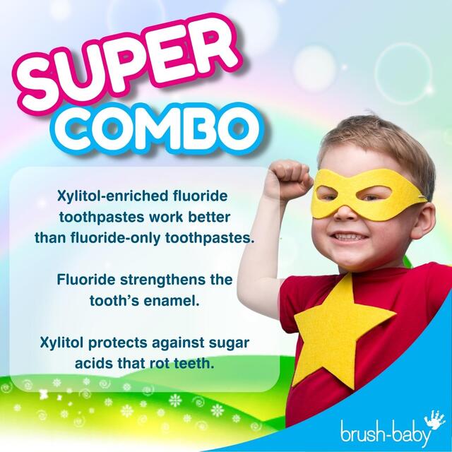 Brush-Baby Kids Natural Strawberry flavoured Unicorn Toothpaste thumbnail 4