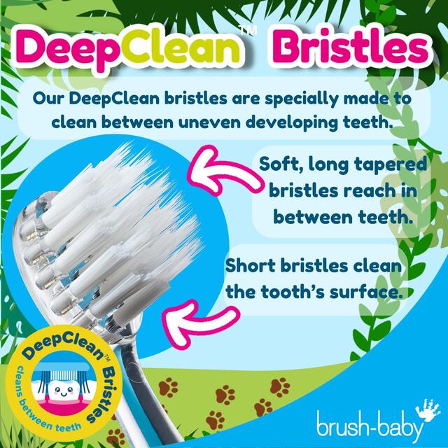 Brush-Baby Kids WildOnes Electric Toothbrush Toby Tiger thumbnail 3