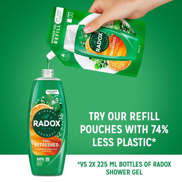 Radox Feel Refreshed Mood Boosting Shower Gel thumbnail 3