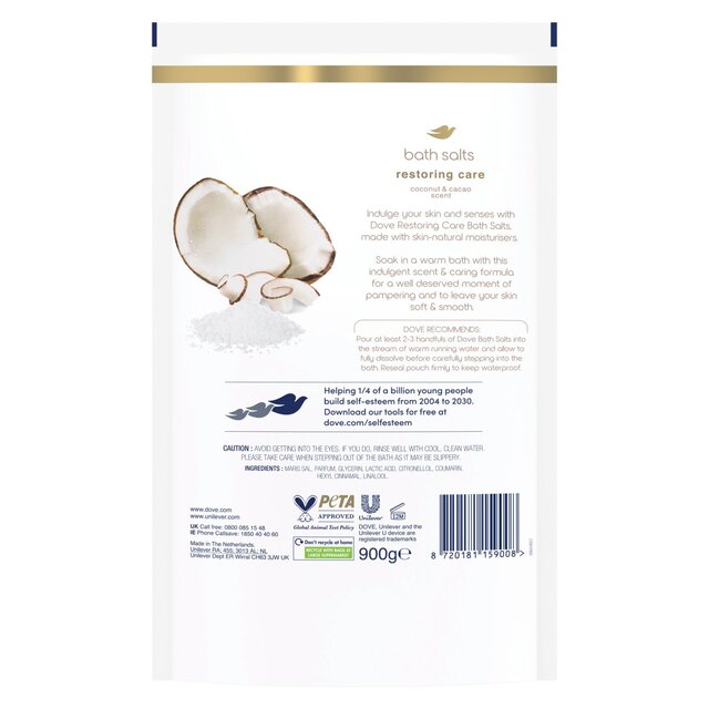 Dove Salts Pouch Restoring Care Coconut & Cacao thumbnail 3