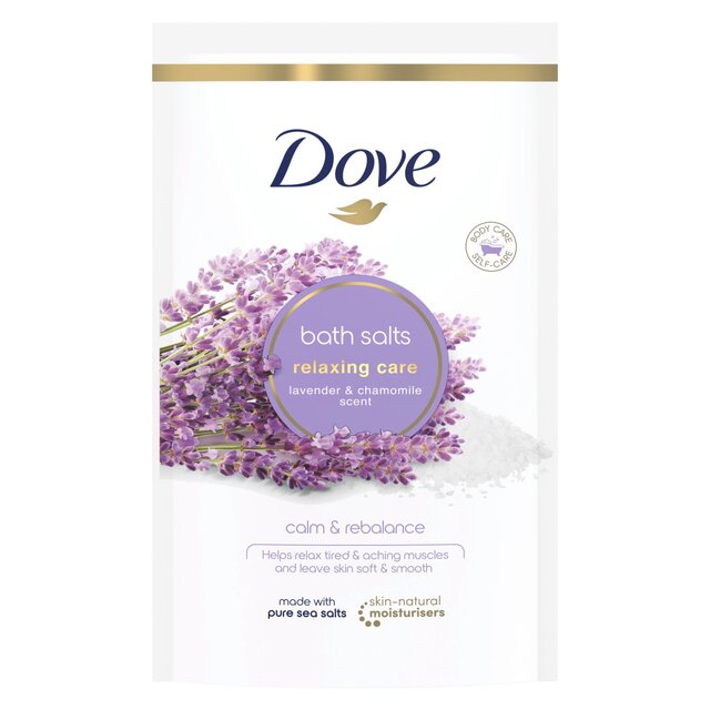 Dove Bath Salts Pouch Relaxing Care Lavender & Chamomile thumbnail 2