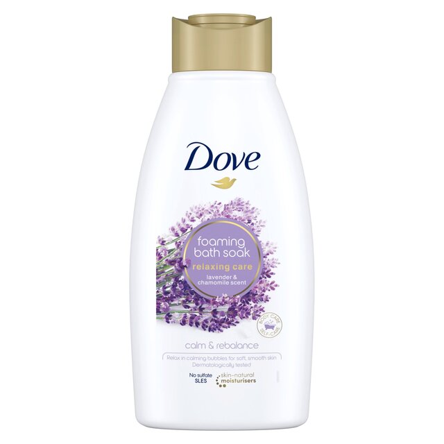 Dove Bubble Bath Soak Relaxing Care Lavender & Chamomile thumbnail 2