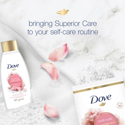 Dove Bubble Bath Soak Renewing Care Peony & Rose thumbnail 5