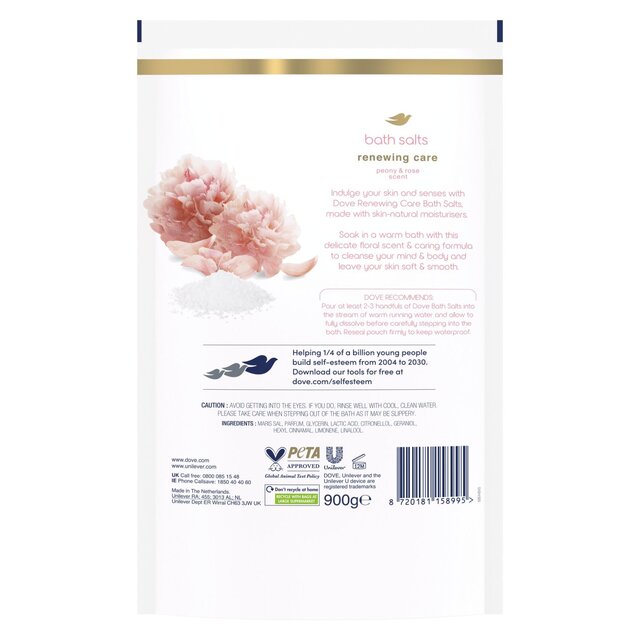 Dove Salts Pouch Renewing Care Peony & Rose thumbnail 3