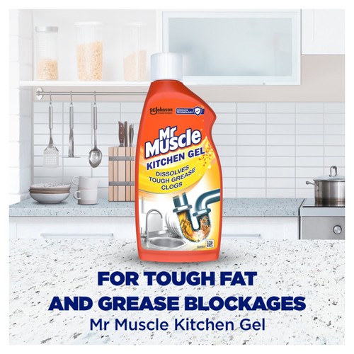 Mr Muscle Kitchen Drain Gel thumbnail 3