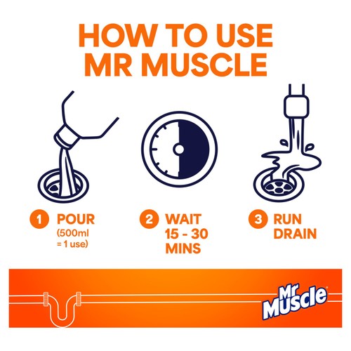 Mr Muscle Kitchen Drain Gel thumbnail 7