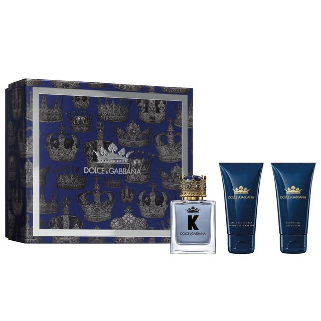 D&G K 50ml EDT + 50ml Shower Gel + 50ml A/S Balm