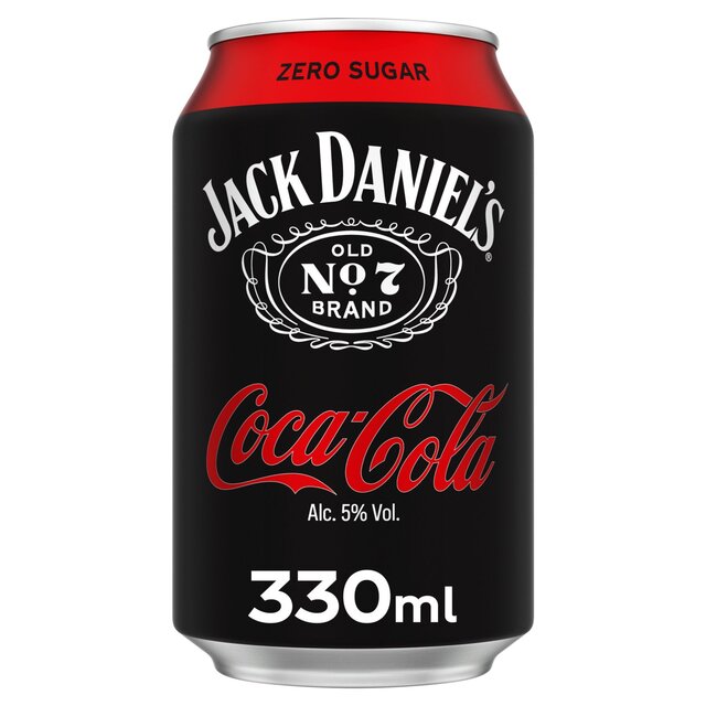 Jack Daniel's and Coca-Cola Zero Sugar