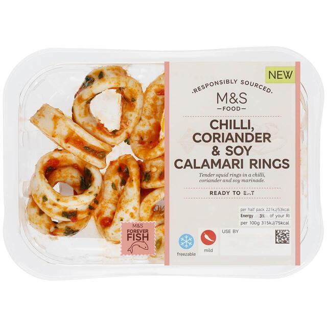 M&S Chilli Coriander & Soy Calamari Rings