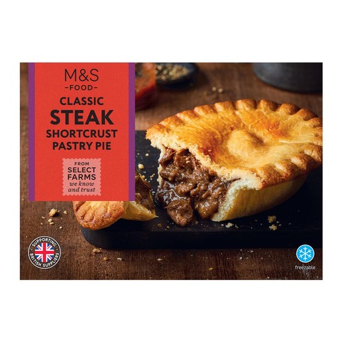 M&S Steak Shortcrust Pastry Pie