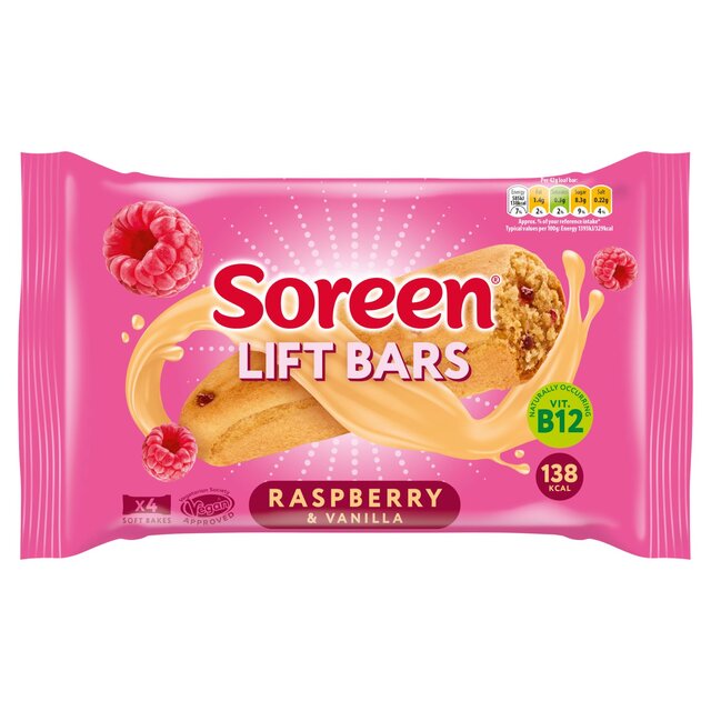 Soreen Lift Bars Raspberry and Vanilla