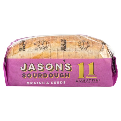 Jason's Grains & Seeds Ciabattin Sourdough