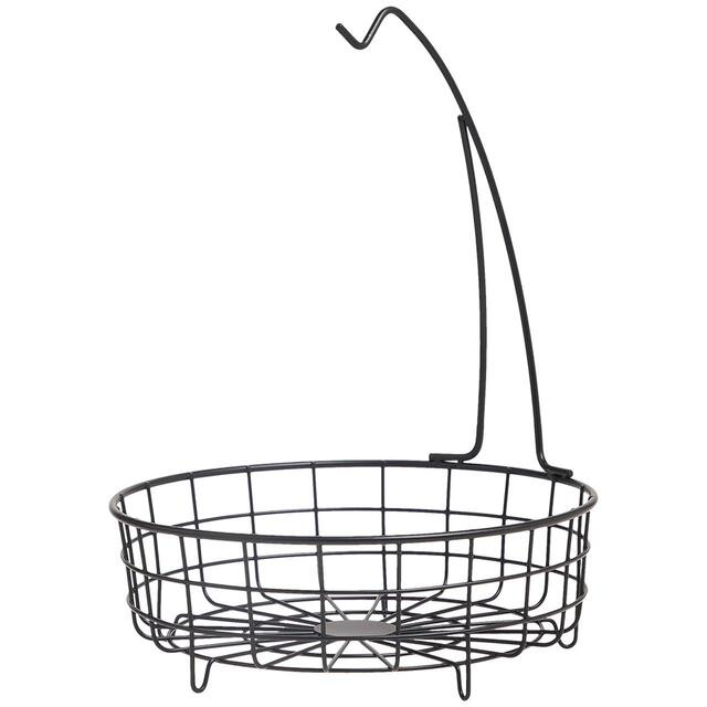 M&S Collection Wire Fruit Basket, One Size, Black
