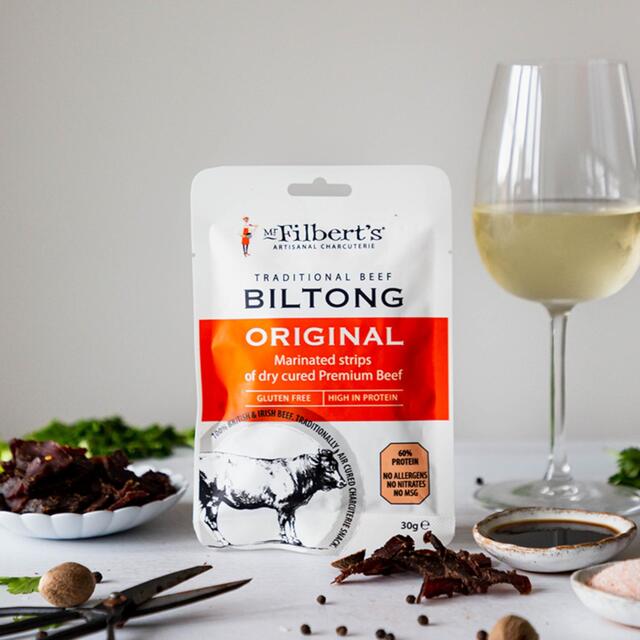 Mr Filberts Traditional Beef Biltong - Original thumbnail 4
