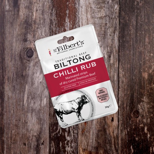 Mr Filberts Traditional Beef Biltong - Chilli Rub thumbnail 5