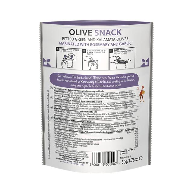 Mr Filberts Olive Snacks Mixed Olives with Rosemary & Garlic thumbnail 3