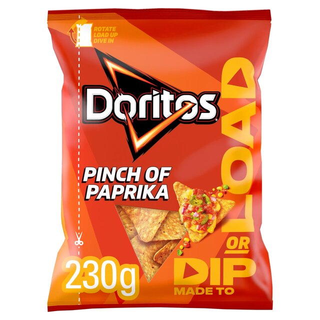 Doritos Dip or Load Paprika Tortilla Chips Sharing Crisps thumbnail 2