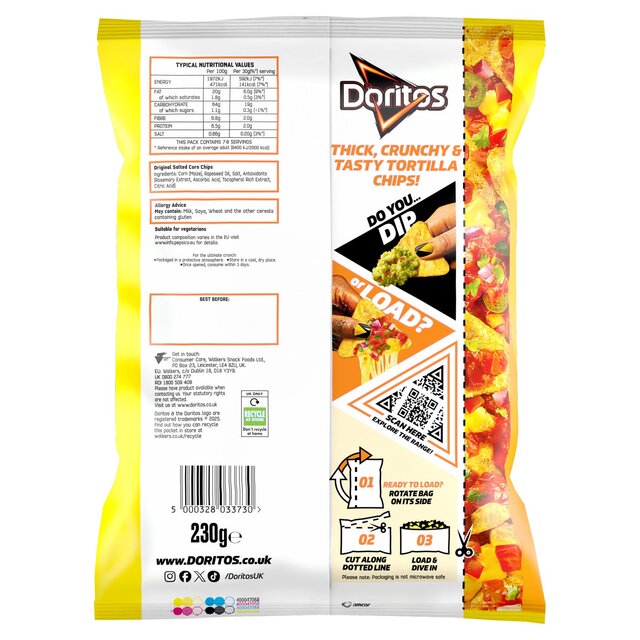 Doritos Dip or Load Salted Tortilla Chips Sharing Crisps thumbnail 7