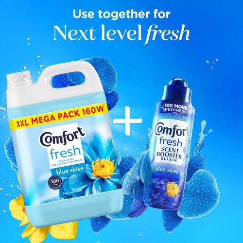 Comfort Fresh Fabric Conditioner Blue Skies 160 Washes thumbnail 4