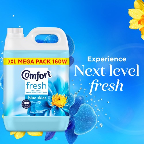Comfort Fresh Fabric Conditioner Blue Skies 160 Washes thumbnail 6