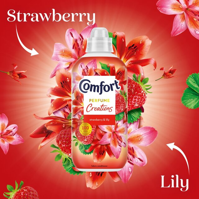 Comfort Creations Fabric Conditioner Strawberry and Lily 48 Washes thumbnail 3