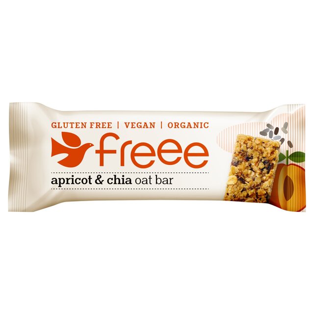 Freee Gluten Free Organic Apricot Oat Bar With Chia Seeds