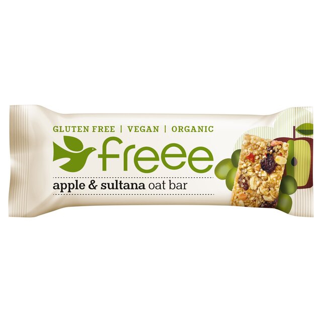 Freee Gluten Free Organic Apple Oat Bar With Sultanas