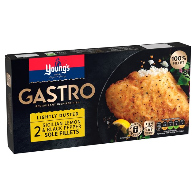 Young's Gastro 2 Lightly Dusted Sicilian Lemon and Pepper Fillets thumbnail 2