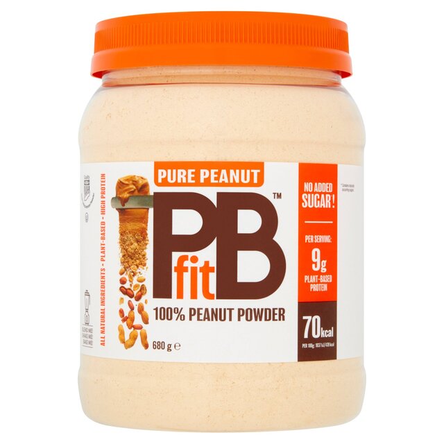 PBfit Pure Peanut Powder - 9g Plant Based Protein and 82% Less Fat