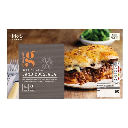 M&S Gastropub Lamb Moussaka Main for Two thumbnail 2