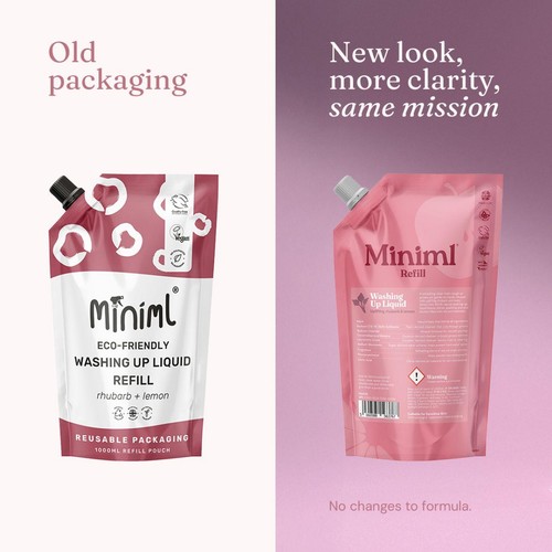 Miniml Washing Up Liquid Rhubarb & Lemon thumbnail 2