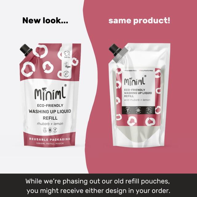 Miniml Washing Up Liquid Rhubarb & Lemon thumbnail 3