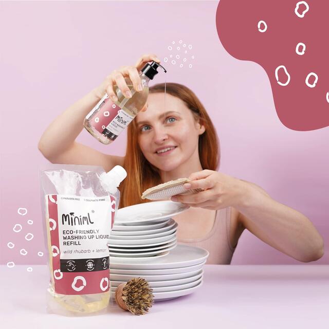 Miniml Washing Up Liquid Rhubarb & Lemon thumbnail 4