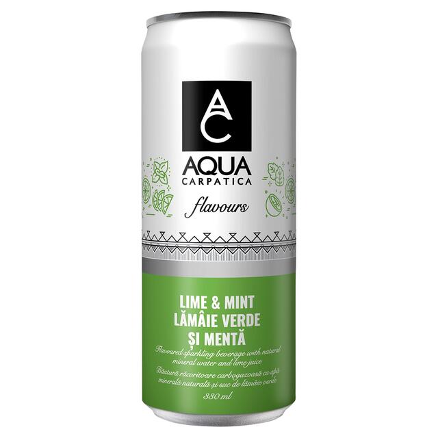 AQUA Carpatica Sparkling Flavours Lime & Mint thumbnail 2