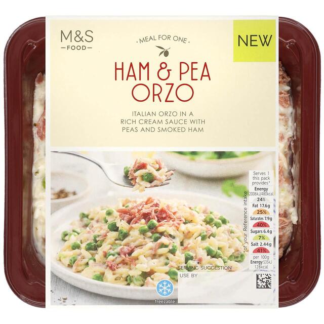 M&S Ham & Pea Orzo