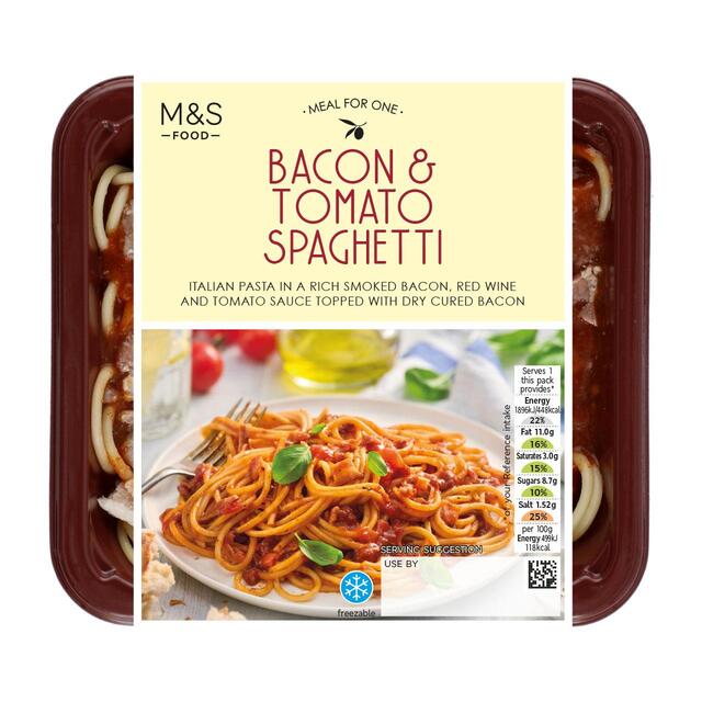 M&S Tuscan Style Bacon & Tomato Spaghetti thumbnail 3