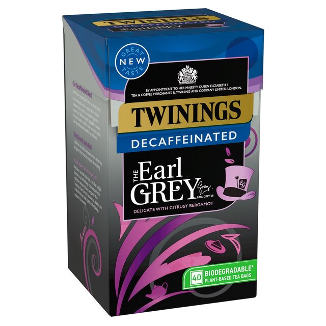 Twinings Decaffeinated Earl Grey Tea 40 Tea Bags thumbnail 3