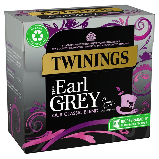Twinings Earl Grey Tea 80 Tea Bags thumbnail 3