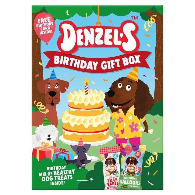 Denzel's Birthday Gift Box of Dog Treats