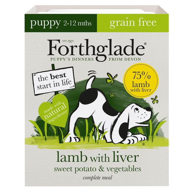 Forthglade Complete Puppy Grain Free Lamb with Liver, Sweet Potato & Veg thumbnail 2