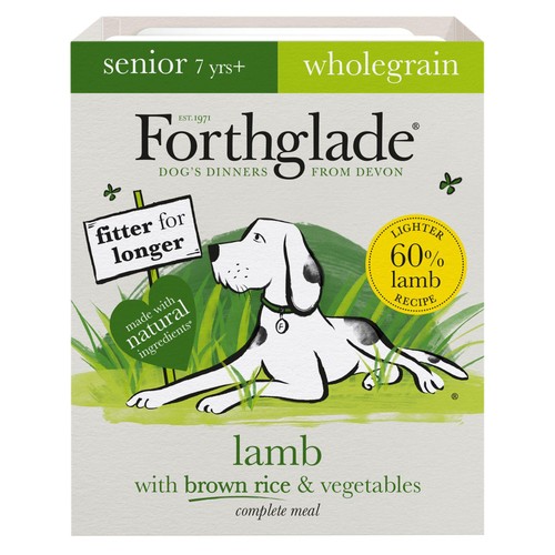 Forthglade Senior Natural Brown Rice Wet Dog Food Lamb 7 yrs+ thumbnail 2