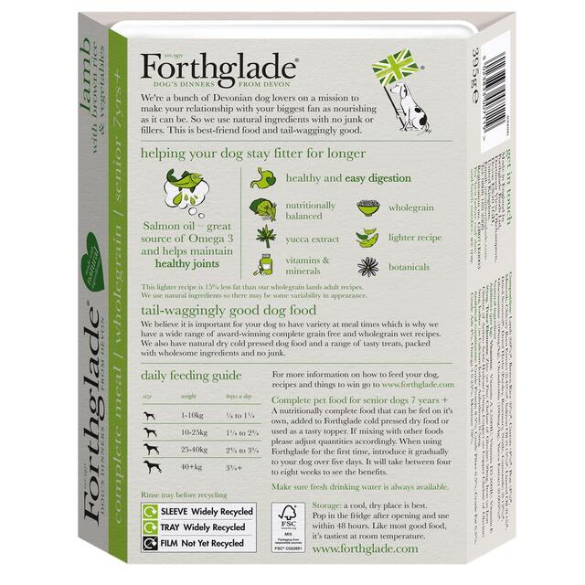 Forthglade Complete Senior Whole Grain Lamb with Brown Rice & Veg thumbnail 3